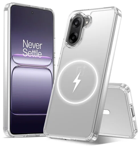 OnePlus Nord CE 5 Hoesje Hard Back Cover met MagSafe Transparant afbeelding 8