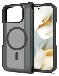 Google Pixel 10 Pro Fold Hoesje MagSafe Back Cover PixelSnap Matte Zwart afbeelding