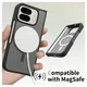 Google Pixel 10 Pro Fold Hoesje MagSafe Back Cover PixelSnap Matte Zwart afbeelding 2