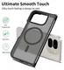Google Pixel 10 Pro Fold Hoesje MagSafe Back Cover PixelSnap Matte Zwart afbeelding 8