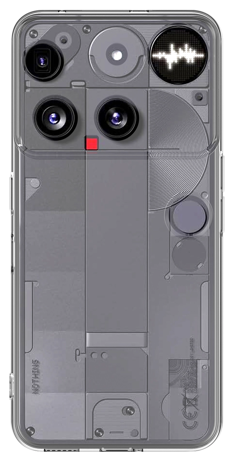 Nothing Phone (3) Hoesje Dun TPU Back Cover Transparant afbeelding 4