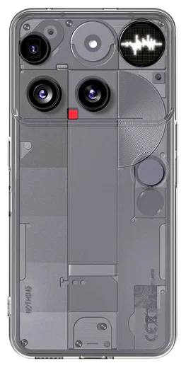 Nothing Phone (3) Hoesje Dun TPU Back Cover Transparant afbeelding 4
