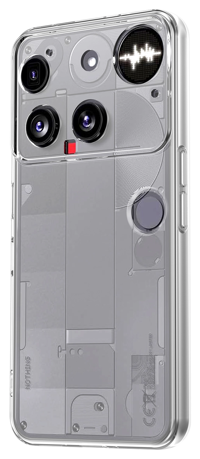 Nothing Phone (3) Hoesje Dun TPU Back Cover Transparant afbeelding 6