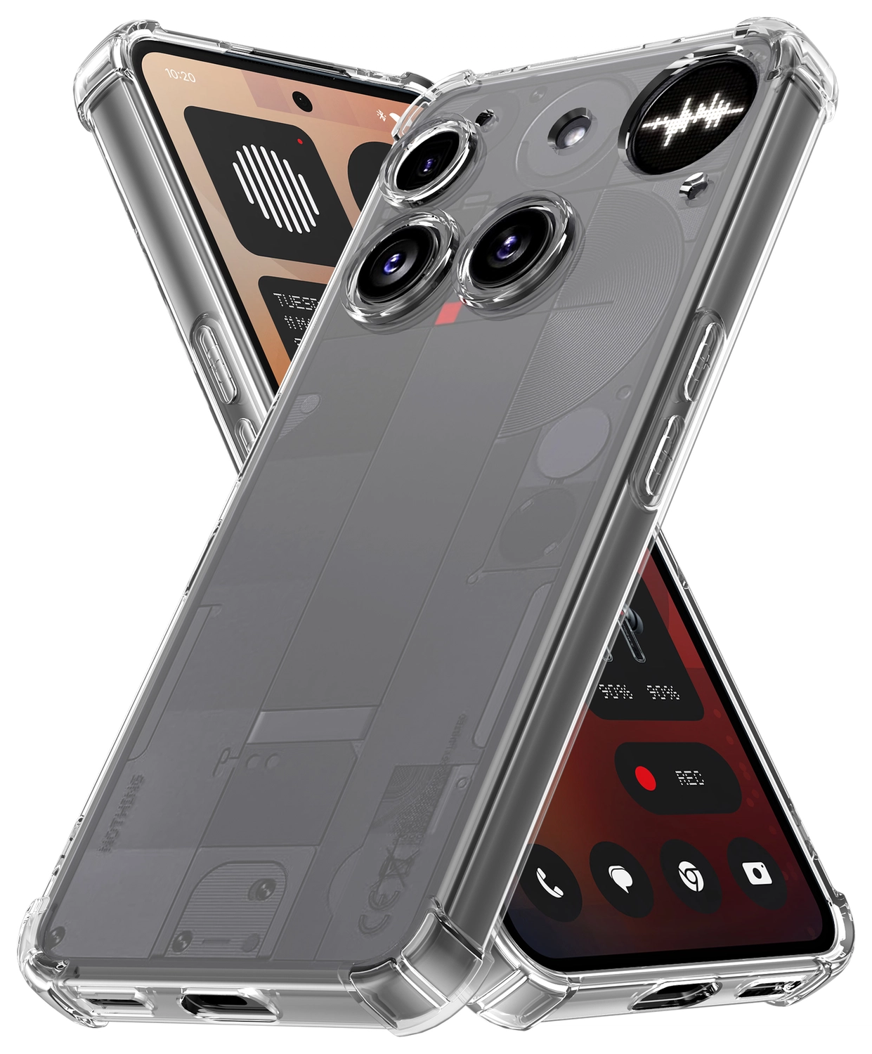 Nothing Phone (3) Hoesje Schokbestendig en Dun TPU Back Cover Transparant afbeelding 1