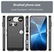 Nothing Phone (3) Hoesje Geborsteld TPU Flexibele Back Cover Zwart afbeelding 8