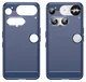 Nothing Phone (3) Hoesje Geborsteld TPU Flexibele Back Cover Blauw afbeelding 2