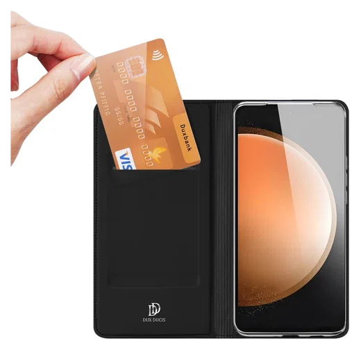Dux Ducis Skin Pro Samsung Galaxy S25 FE Hoesje Portemonnee Book Case Zwart afbeelding 2