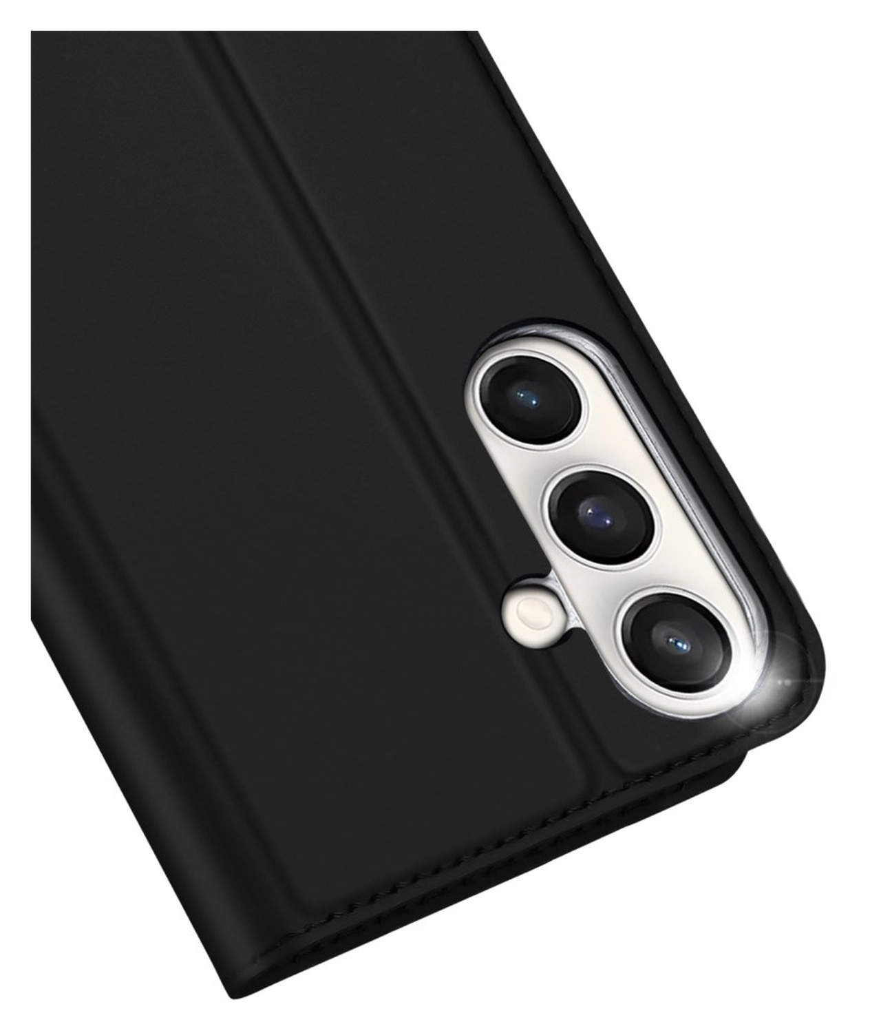 Dux Ducis Skin Pro Samsung Galaxy S25 FE Hoesje Portemonnee Book Case Zwart afbeelding 5