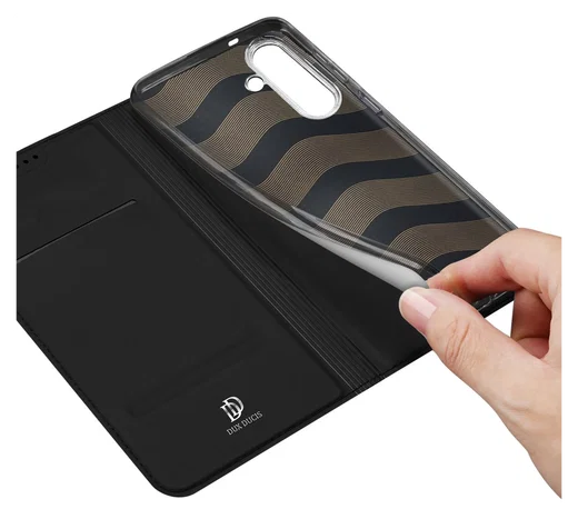 Dux Ducis Skin Pro Samsung Galaxy S25 FE Hoesje Portemonnee Book Case Zwart afbeelding 8