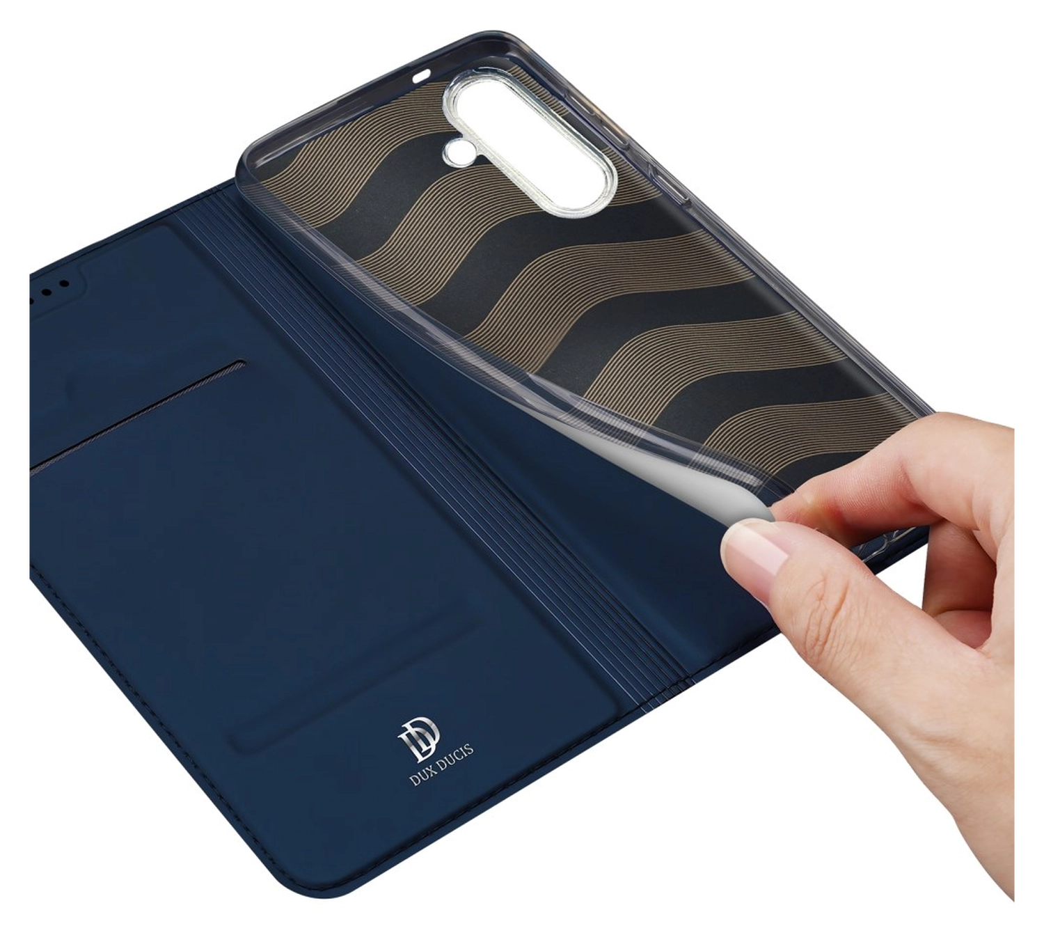 Dux Ducis Skin Pro Samsung Galaxy S25 FE Hoesje Portemonnee Book Case Blauw afbeelding 8