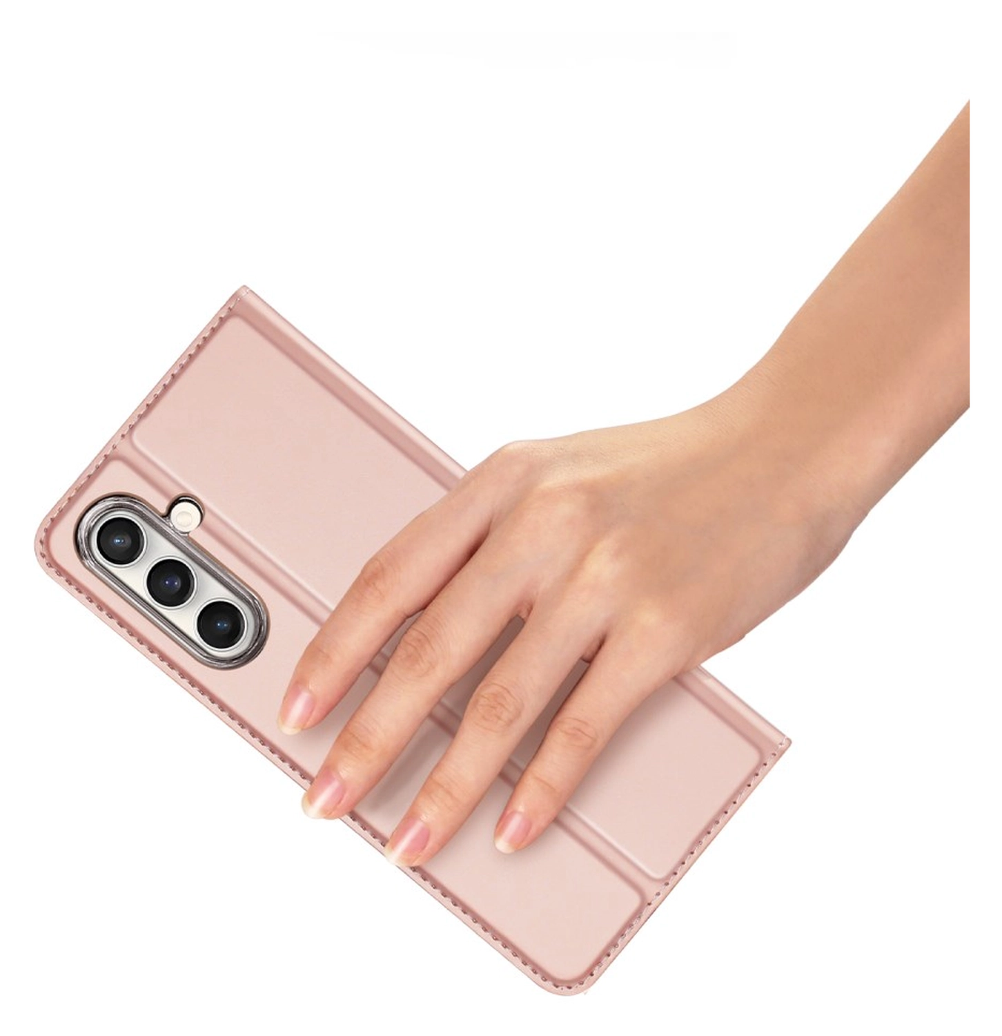 Dux Ducis Skin Pro Samsung Galaxy S25 FE Hoesje Portemonnee Book Case Roze afbeelding 7