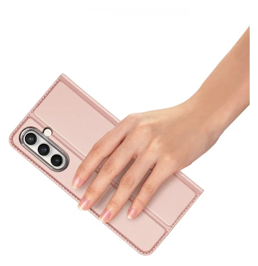 Dux Ducis Skin Pro Samsung Galaxy S25 FE Hoesje Portemonnee Book Case Roze afbeelding 7