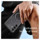 Dux Ducis Aimo Samsung Galaxy S25 FE Hoesje MagSafe Back Cover Zwart afbeelding 5