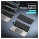 Dux Ducis OK Fold Draadloos Bluetooth Toetsenbord voor Tablet en Telefoon Zwart afbeelding 3