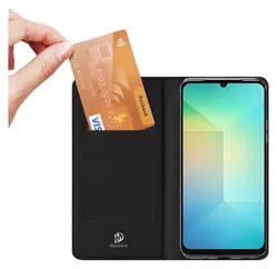 Dux Ducis Skin Pro Samsung Galaxy A07 Hoesje Portemonnee Book Case Zwart afbeelding