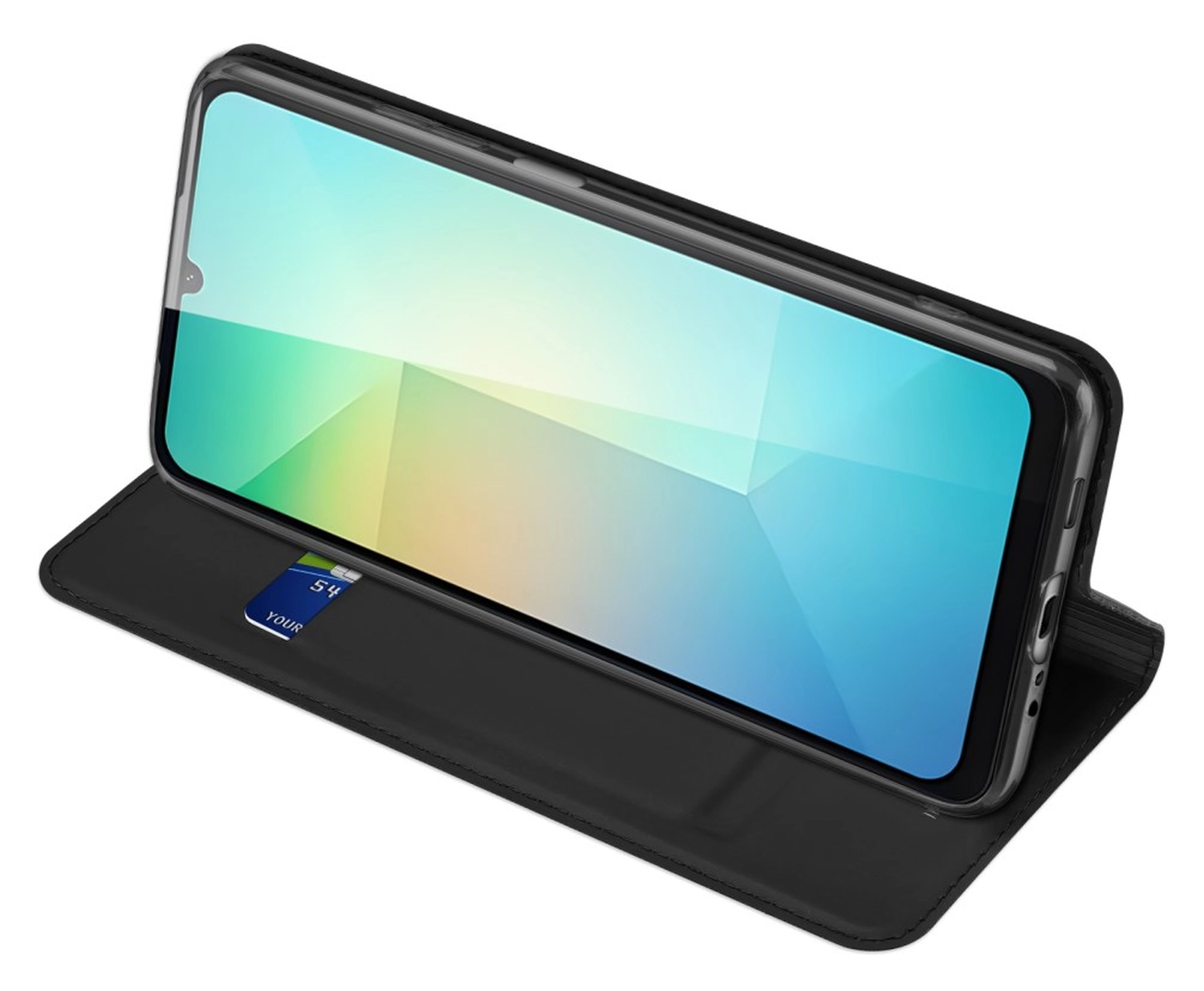 Dux Ducis Skin Pro Samsung Galaxy A07 Hoesje Portemonnee Book Case Zwart afbeelding 6