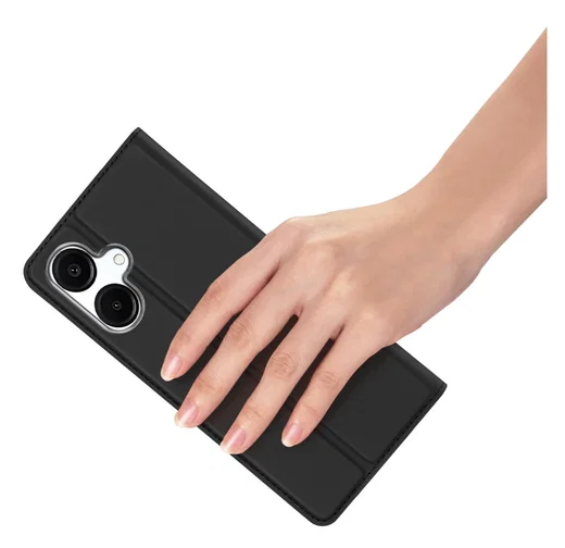 Dux Ducis Skin Pro Samsung Galaxy A07 Hoesje Portemonnee Book Case Zwart afbeelding 7