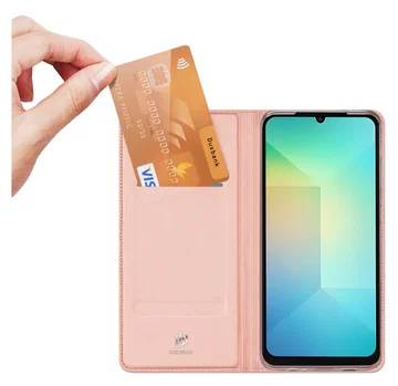 Dux Ducis Skin Pro Samsung Galaxy A07 Hoesje Portemonnee Book Case Roze