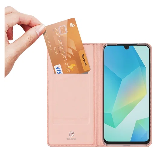 Dux Ducis Skin Pro Samsung Galaxy A17 Hoesje Portemonnee Book Case Roze afbeelding 7