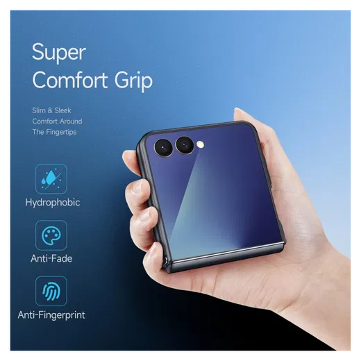 Dux Ducis Aimo Raam Samsung Galaxy Z Flip 7 Hoesje MagSafe Back Cover Zwart afbeelding 4