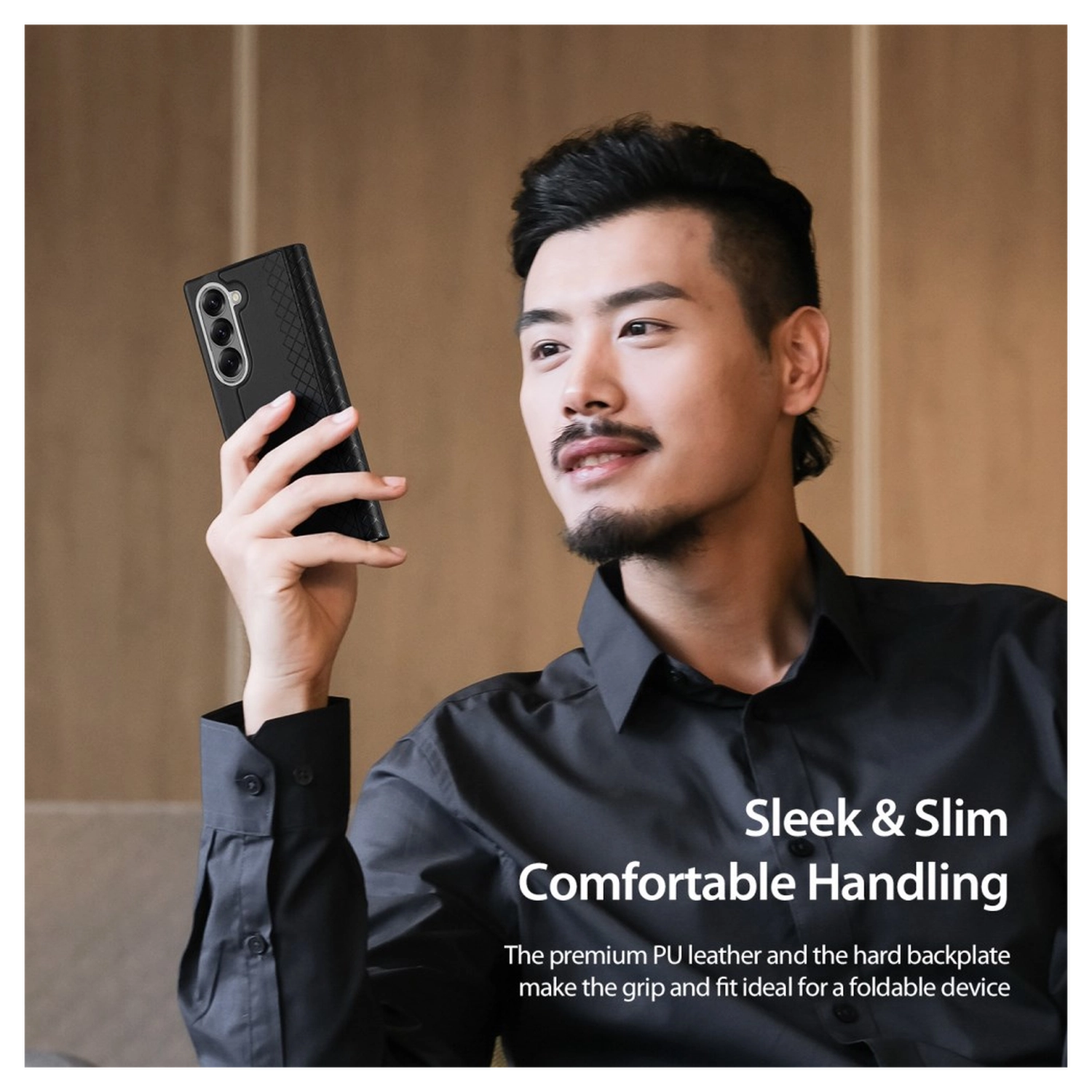 Dux Ducis Bril Samsung Galaxy Z Fold 7 Hoesje Back Cover Zwart afbeelding 8