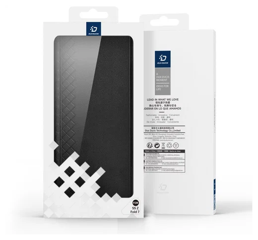 Dux Ducis Bril Samsung Galaxy Z Fold 7 Hoesje Back Cover Zwart afbeelding 11