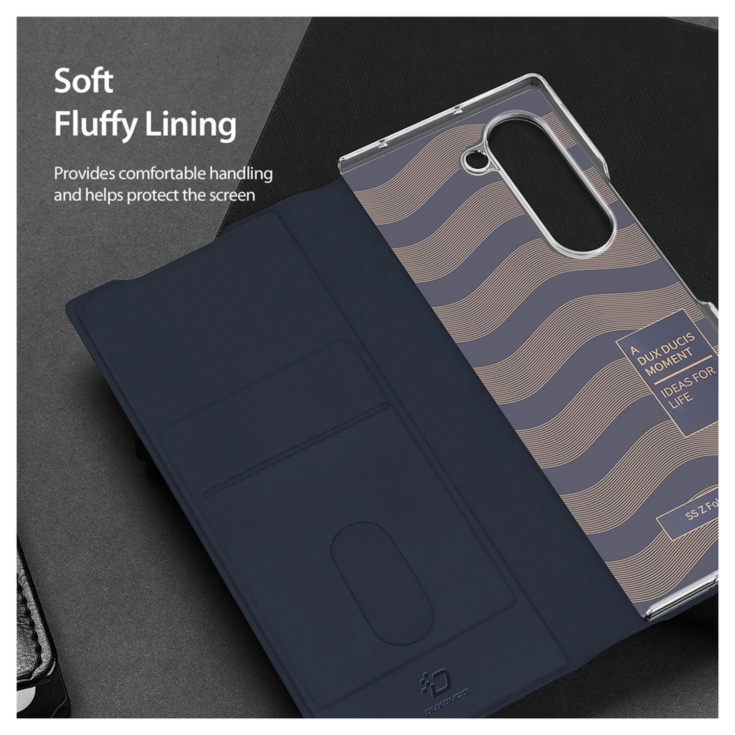Dux Ducis Bril Samsung Galaxy Z Fold 7 Hoesje Back Cover Blauw afbeelding 11