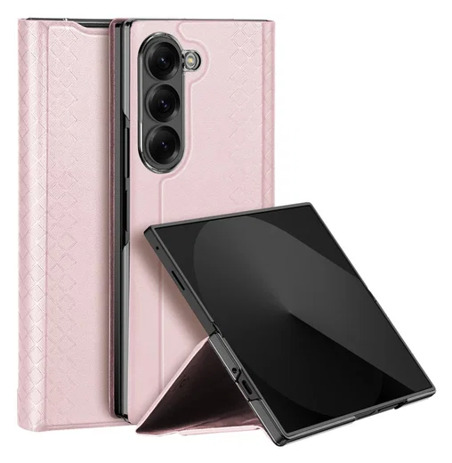 Dux Ducis Bril Samsung Galaxy Z Fold 7 Hoesje Back Cover Roze afbeelding 1