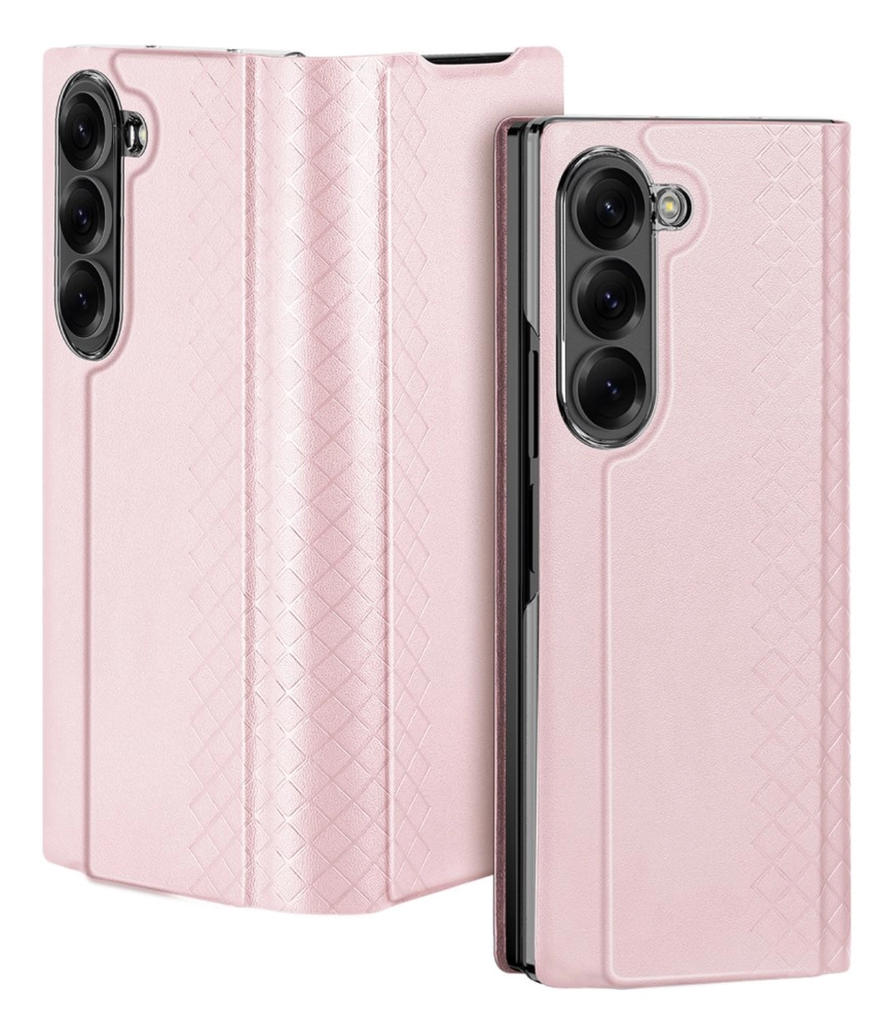 Dux Ducis Bril Samsung Galaxy Z Fold 7 Hoesje Back Cover Roze afbeelding 2