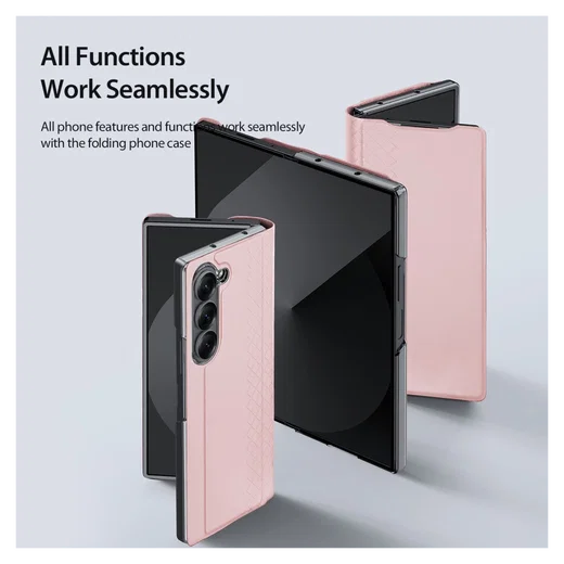 Dux Ducis Bril Samsung Galaxy Z Fold 7 Hoesje Back Cover Roze afbeelding 7