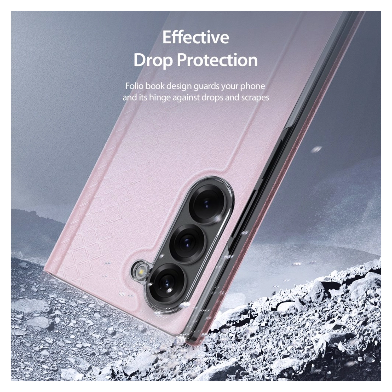 Dux Ducis Bril Samsung Galaxy Z Fold 7 Hoesje Back Cover Roze afbeelding 9
