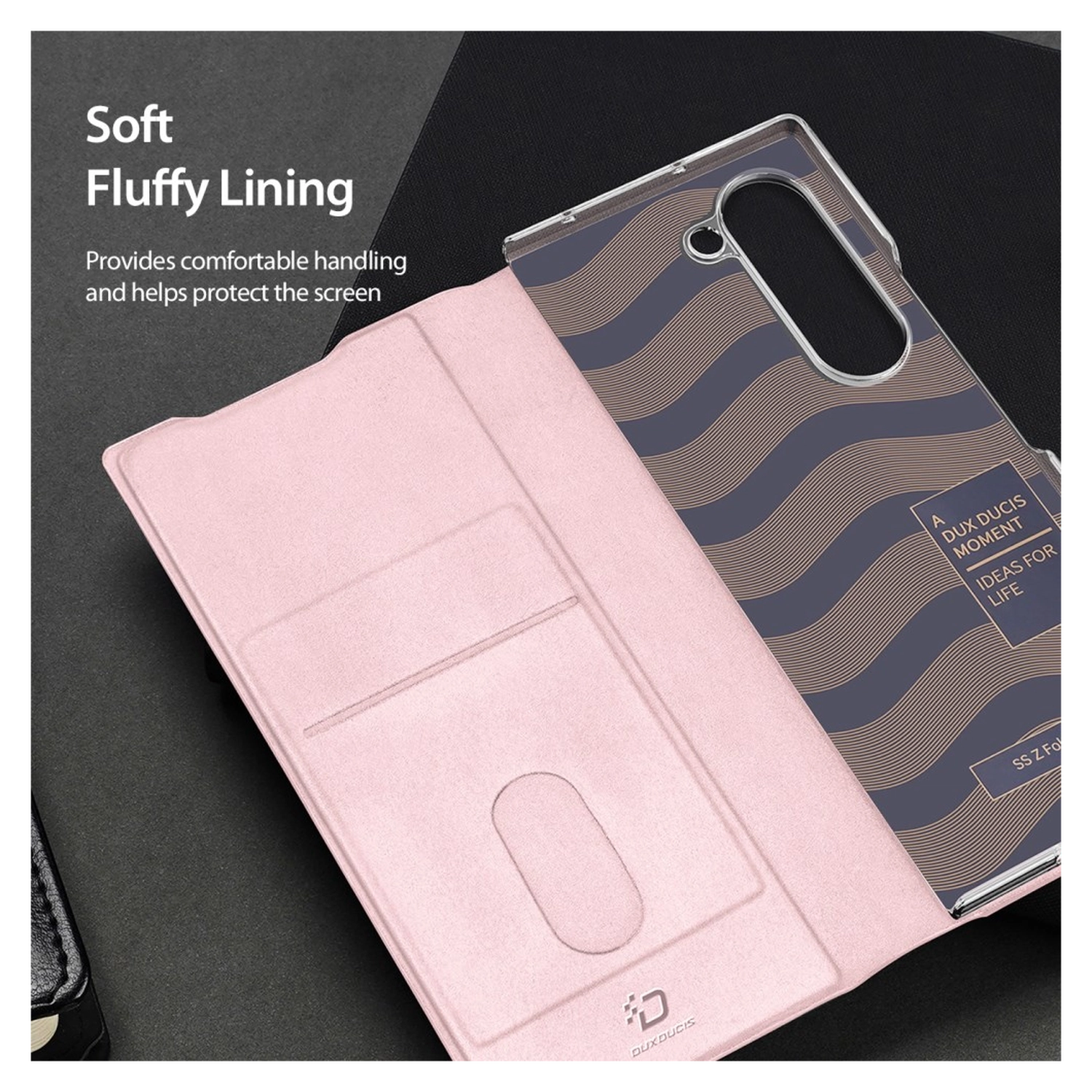 Dux Ducis Bril Samsung Galaxy Z Fold 7 Hoesje Back Cover Roze afbeelding 10