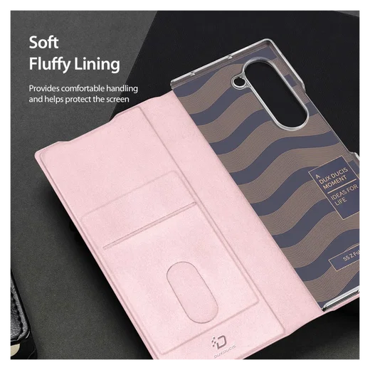 Dux Ducis Bril Samsung Galaxy Z Fold 7 Hoesje Back Cover Roze afbeelding 10