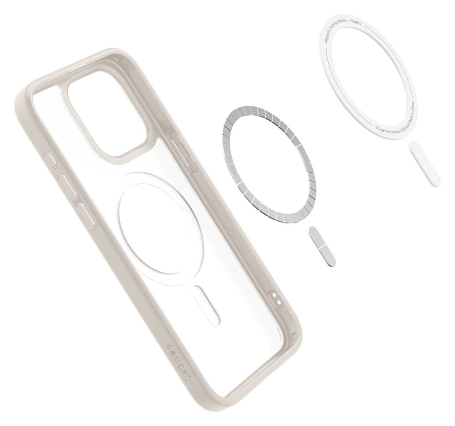 Spigen Ultra Hybrid MagFit Apple iPhone 15 Pro Hoesje MagSafe Titanium afbeelding 11