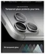 Spigen Optik Pro iPhone 17 Pro / 17 Pro Max Camera Protector Grijs (2-Pack) afbeelding 4