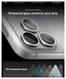 Spigen Optik Pro iPhone 17 Pro / 17 Pro Max Camera Protector Zilver (2-Pack) afbeelding 4