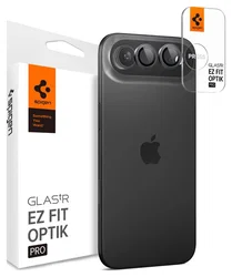 Spigen EZ Fit Optik Pro iPhone Air Camera Lens Protector Grijs (2-Pack) afbeelding
