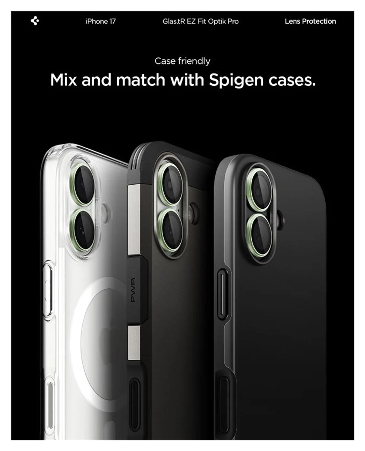 Spigen EZ Fit Optik Pro iPhone 17/16/16 Plus Camera Protector Groen (2-Pack) afbeelding 7
