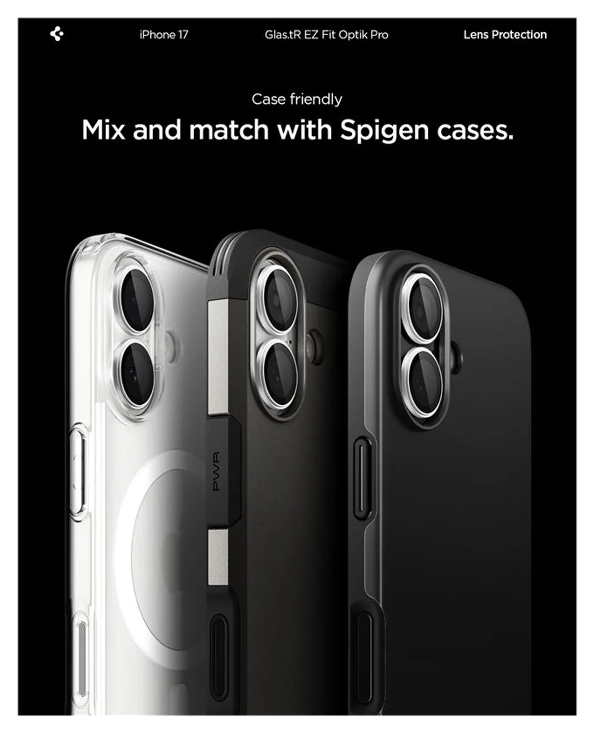 Z EZ Fit Optik Pro iPhone 17/16/16 Plus Camera Protector Zilver (2-Pack) afbeelding 7