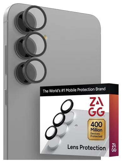 ZAGG Camera Rings Samsung Galaxy S25 FE Camera Protector Zwart afbeelding 1