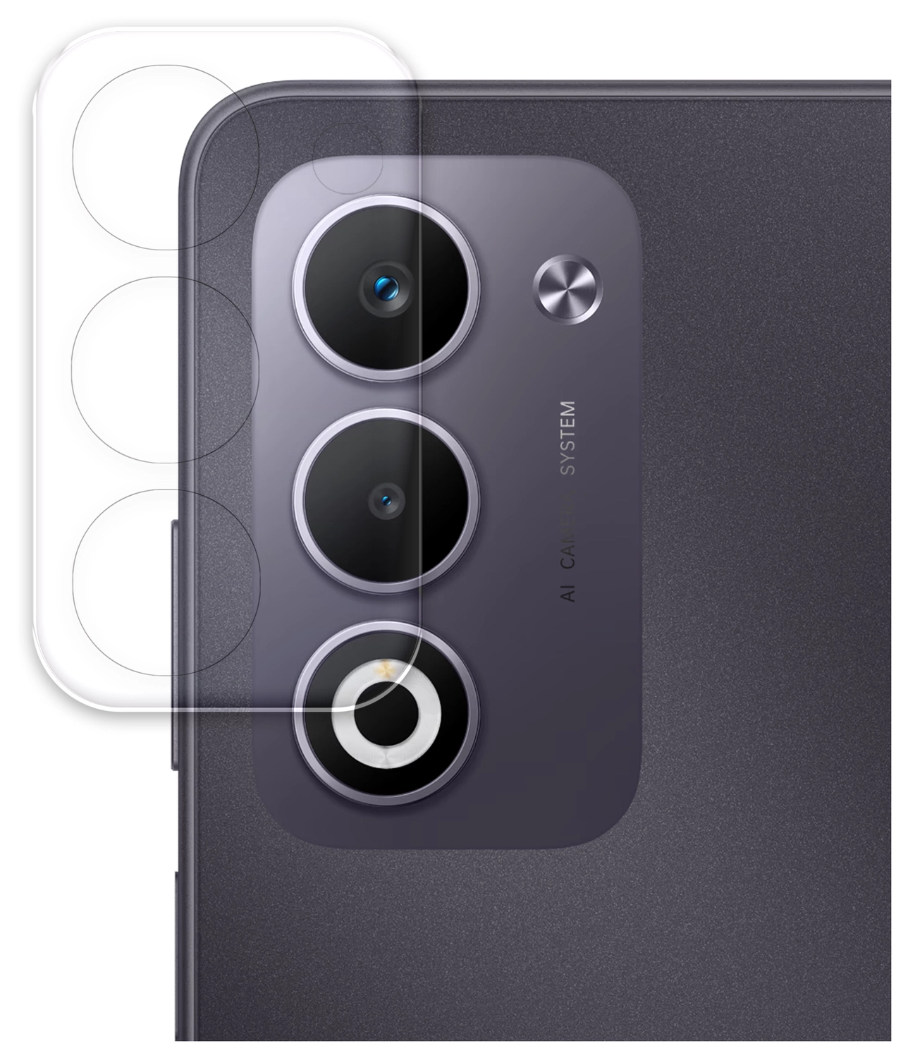 Rosso Oppo A5 (2025) Camera Lens Protector Transparant afbeelding 1