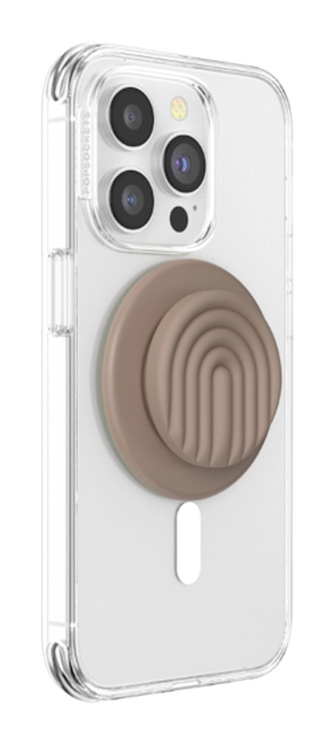 PopSockets PopGrip voor MagSafe Greep en Standaard Curves Latte afbeelding 10
