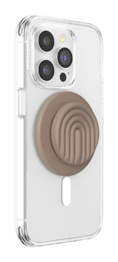 PopSockets PopGrip voor MagSafe Greep en Standaard Curves Latte afbeelding 10