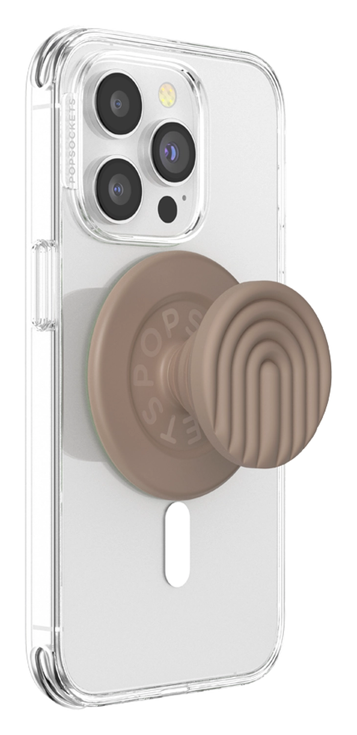 PopSockets PopGrip voor MagSafe Greep en Standaard Curves Latte afbeelding 2