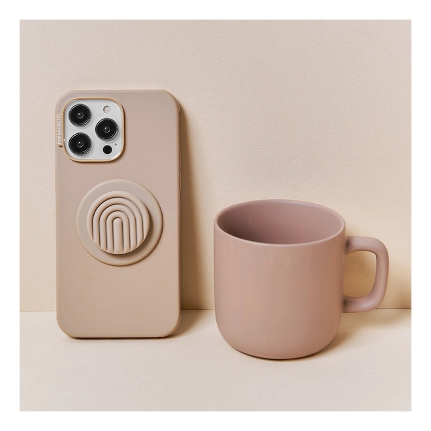 PopSockets PopGrip voor MagSafe Greep en Standaard Curves Latte afbeelding 4