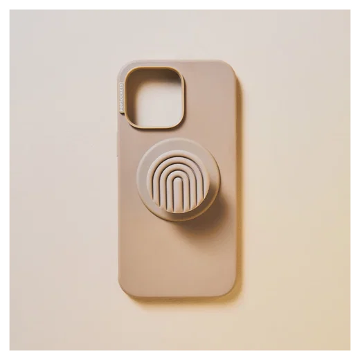 PopSockets PopGrip voor MagSafe Greep en Standaard Curves Latte afbeelding 6