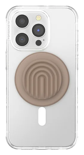 PopSockets PopGrip voor MagSafe Greep en Standaard Curves Latte afbeelding 8