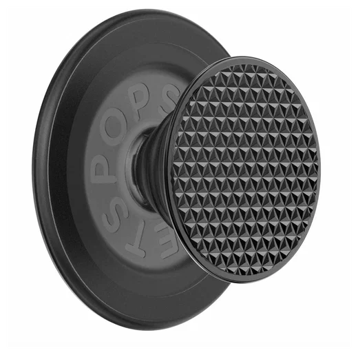 PopSockets PopGrip voor MagSafe Greep en Standaard Traingle Knurl Zwart afbeelding 1