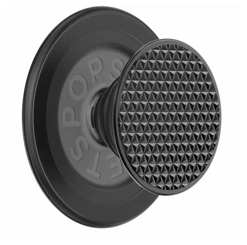 PopSockets PopGrip voor MagSafe Greep en Standaard Traingle Knurl Zwart