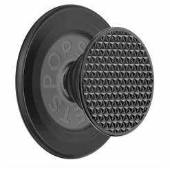 PopSockets PopGrip voor MagSafe Greep en Standaard Traingle Knurl Zwart afbeelding